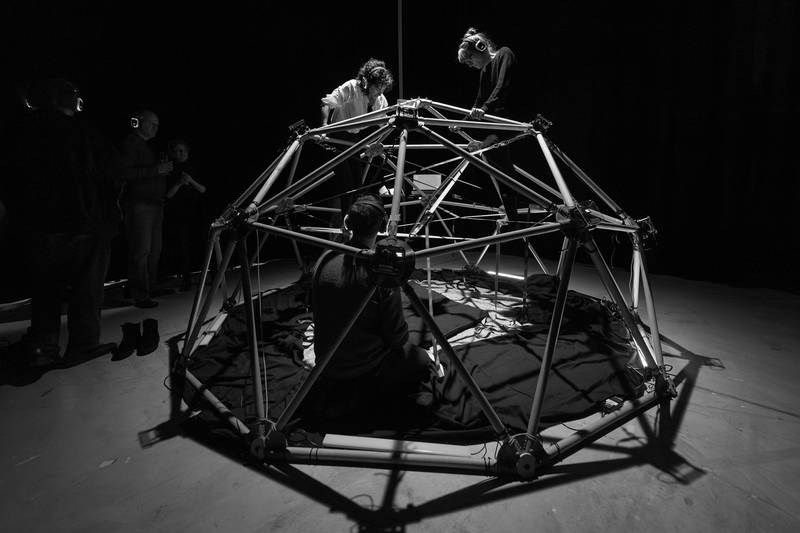 20-years-icst_events_hochschule_archiv2025-1-web.jpg 20 YEARS ICST Exhibition: NEXUS, an interactiv sound-mixing installation. Team: HannaH Vyborg Walter (Worlding Mycelium, ZHdK), Eric Larrieux (ZHdK), Robert Torche (Worlding Mycelium), Patrick Müller (ZHdK). Photo: Guillaume Musset