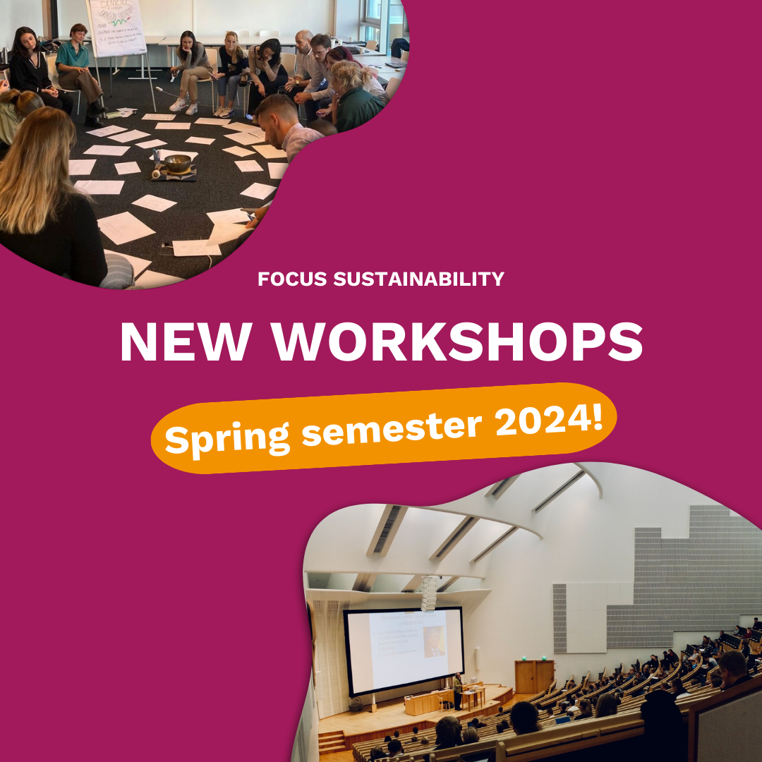 Focus Sustainability Events Spring Semester 2024 ZHdK.ch