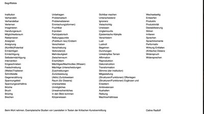 Exemplarische Studien von Leerstellen in Texten der Kritischen Kunstvermittlung Exemplarische Studien von Leerstellen in Texten der Kritischen Kunstvermittlung
