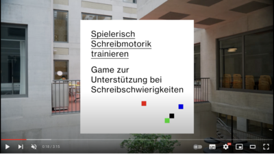 Playfully train writing motor skills Playfully train writing motor skills